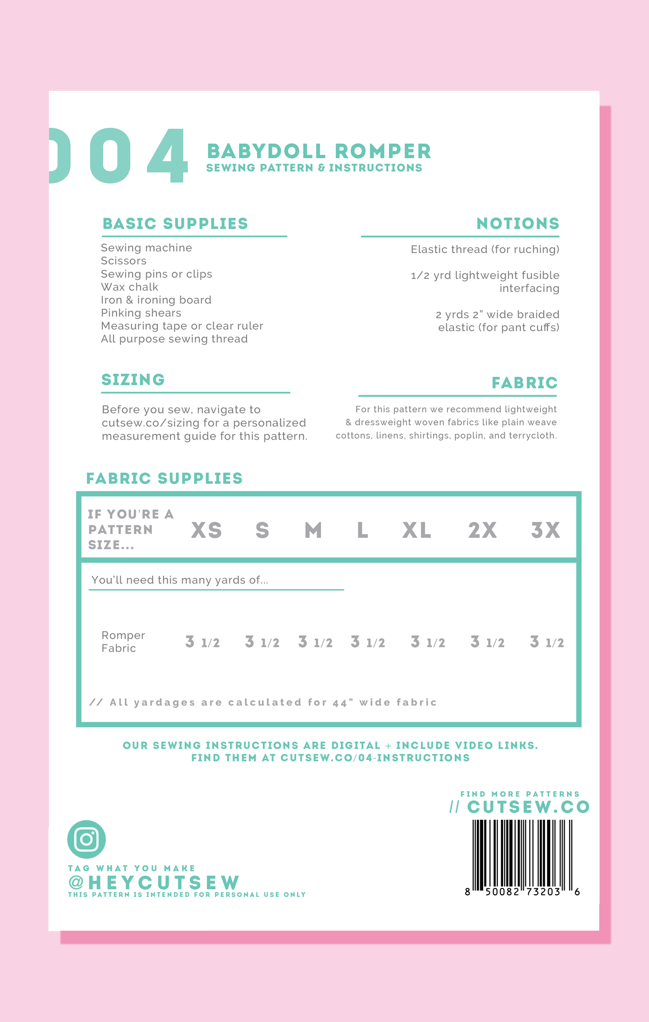 004 // BABYDOLL ROMPER