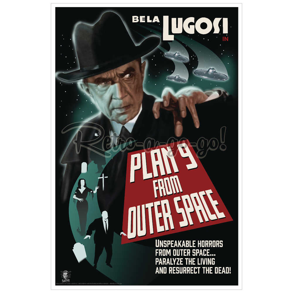 Bela Lugosi Plan 9 From Outer Space Print