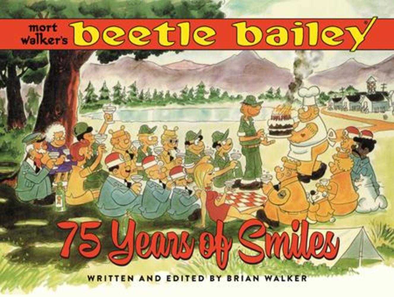 Mort Walkers Beetle Bailey Hardcover 75 Years Of Smiles (Mature)