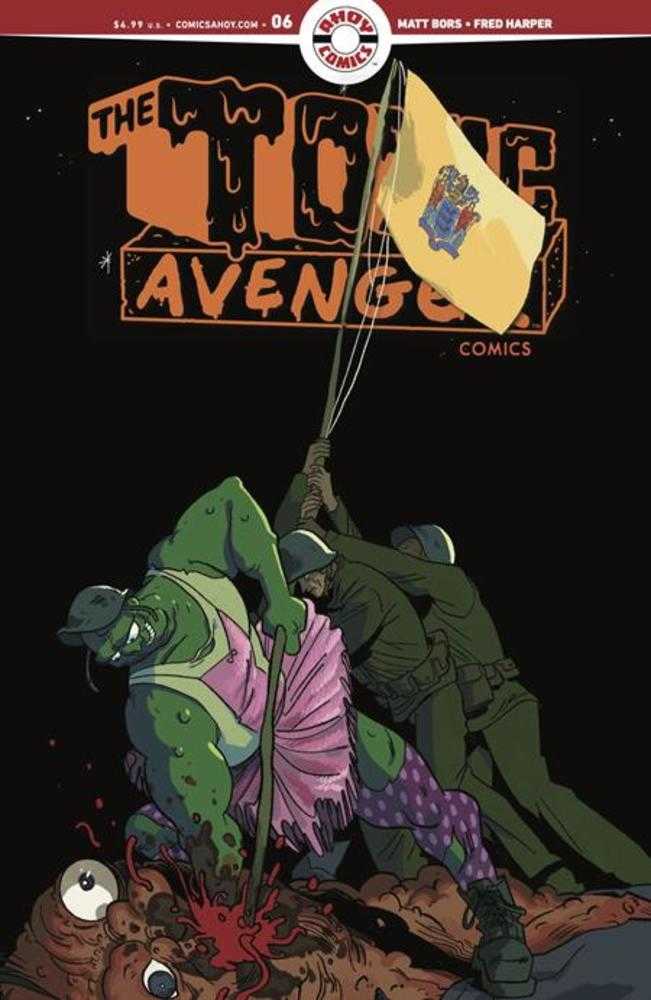 Toxic Avenger Comics #6 Cover B 3 Copy Erica Henderson Unlock Variant (Mature)