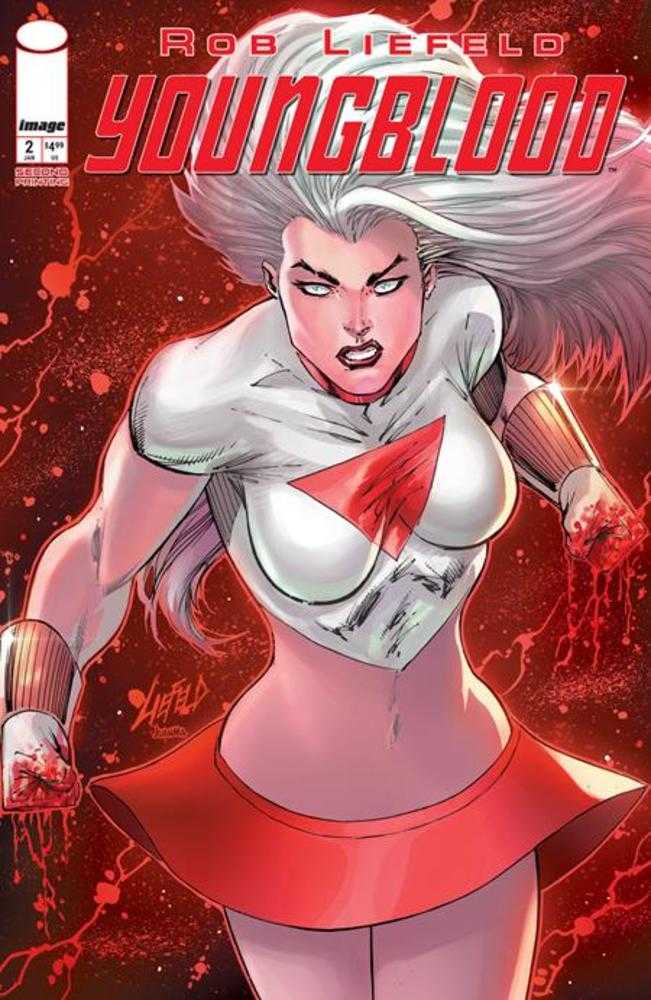 Youngblood #2 (2025) 2nd Printing Cover A Rob Liefeld