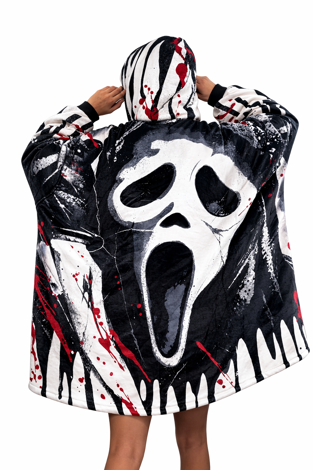 Ghost Face Blanket Hoodie