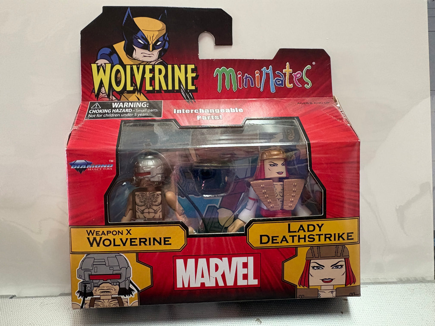 Wolverine Minimates Weapon X Wolverine & Lady Deathstrike
