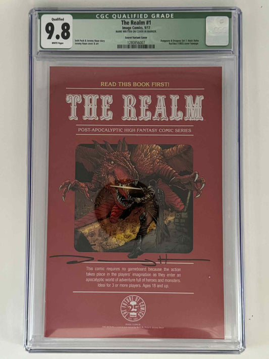 [Signed by Seth Peck] The Realm #1 CGC 9.8 Green Label Exclusive Secret Var
