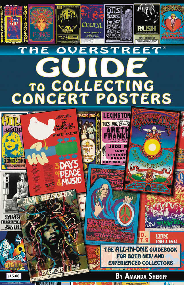 Overstreet Guide Softcover Volume 06 Collecting Concert Posters