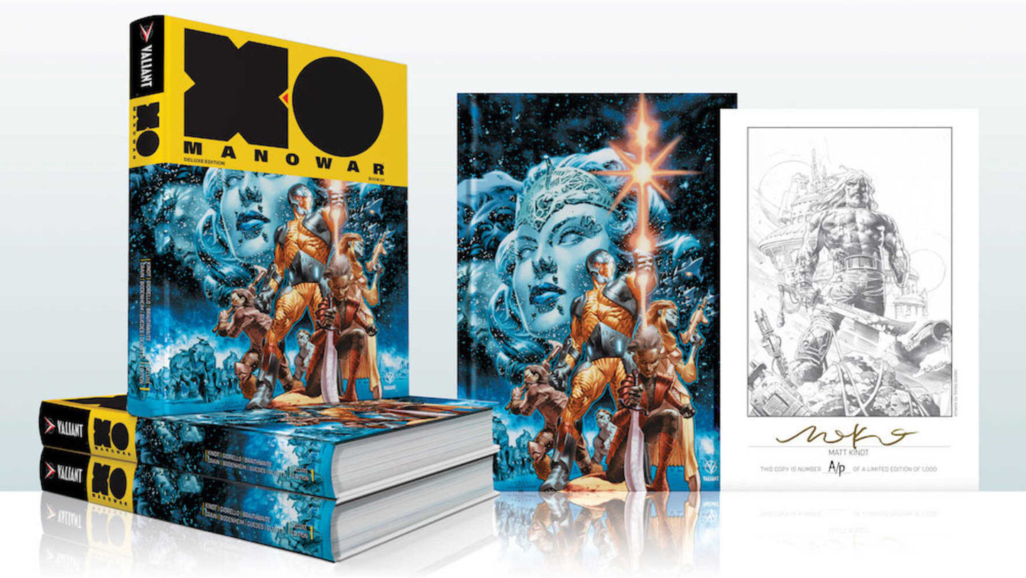 X O Manowar (2017) Matt Kindt Deluxe Hardcover Volume 01