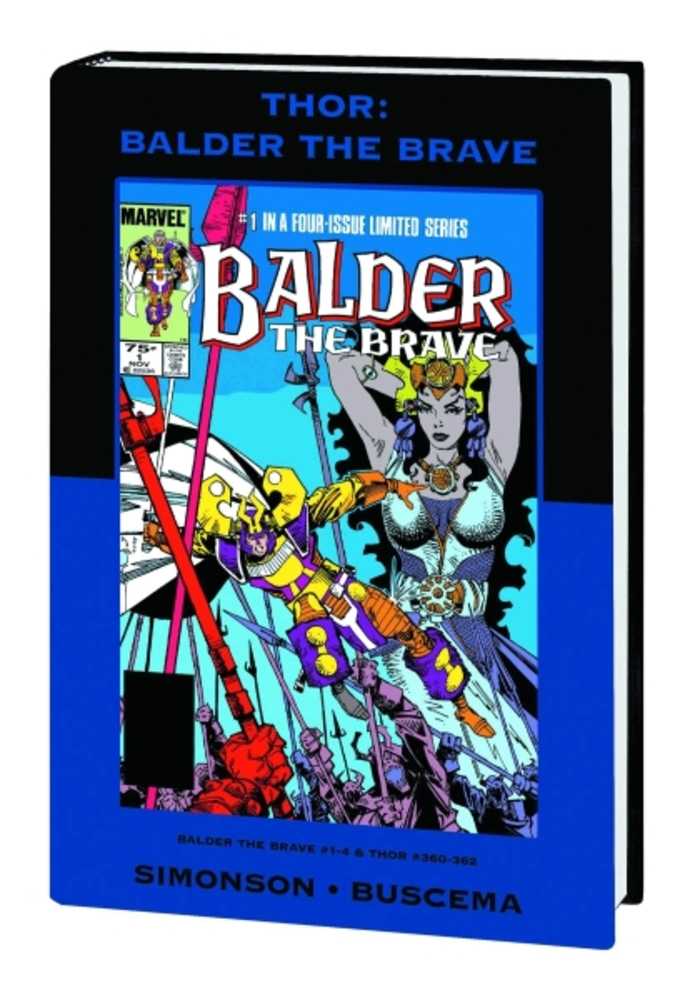 Thor Balder Brave Prem Hardcover Direct Market Edition