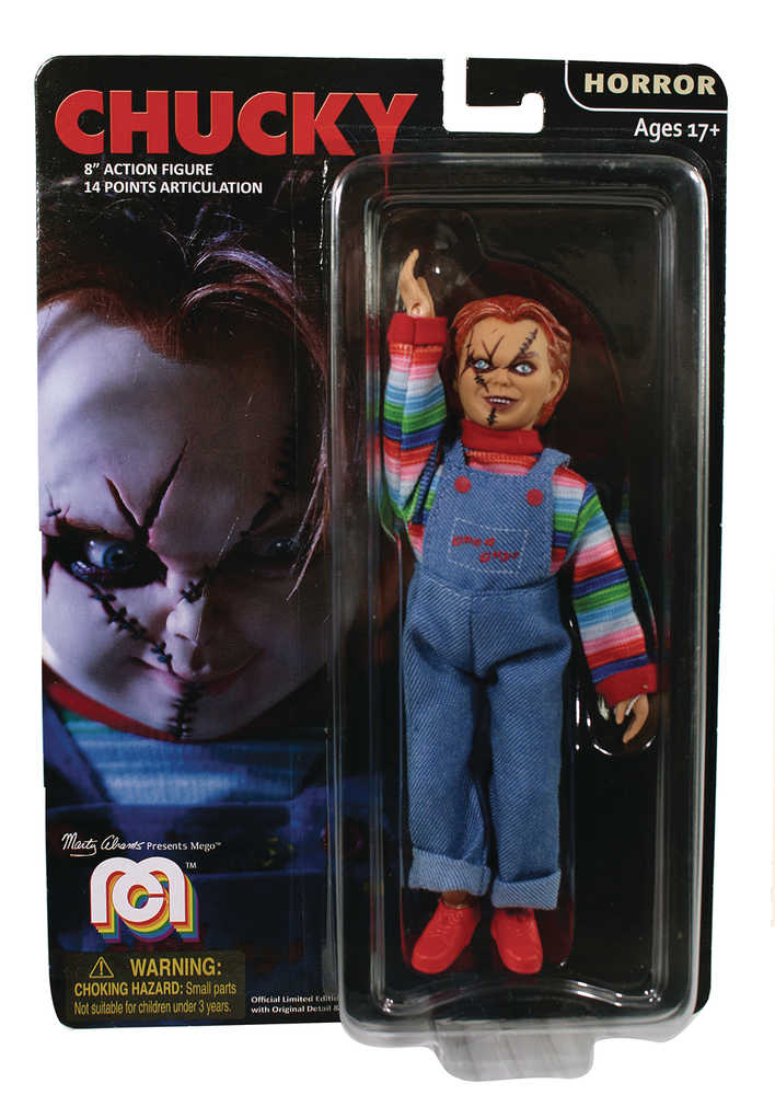 Mego Horror Chucky 8 In Action Figure