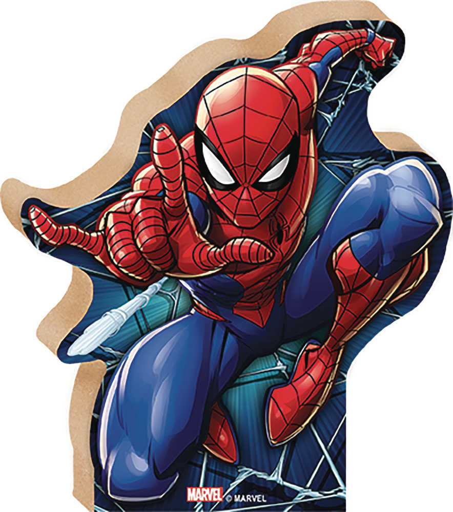 Marvel Heroes Spider-Man 6 In Chunky Wood Art