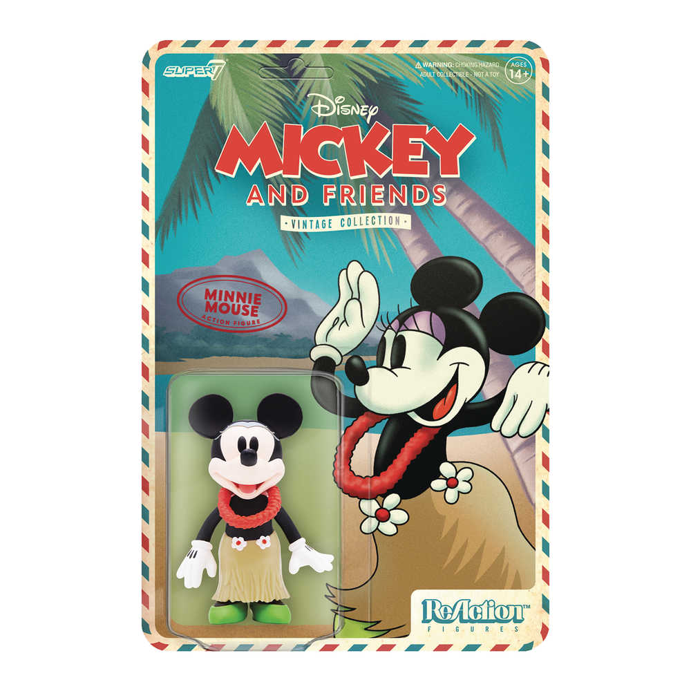 Disney W2 Hawaiian Holiday Minnie Mouse Reaction Figure  (