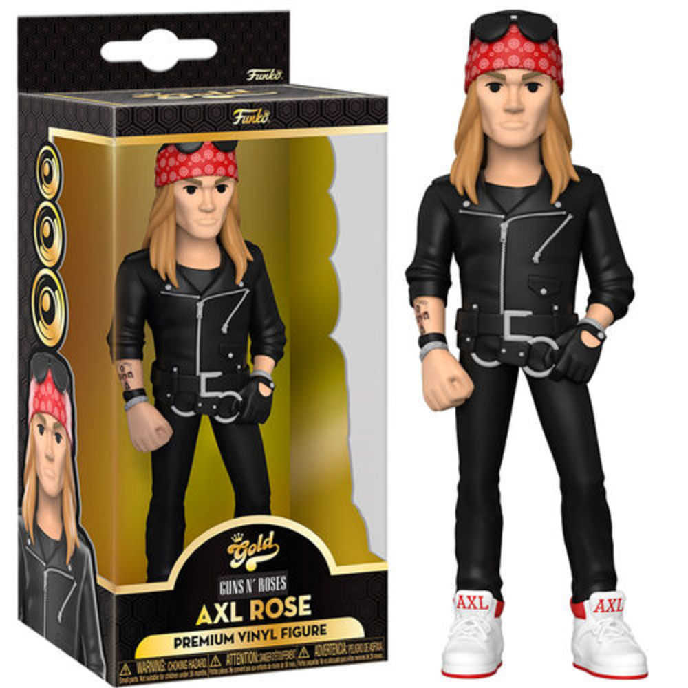 Vinyl Gold Guns And Roses Axl Rose with Chase 5 In Vinyl Figure (C