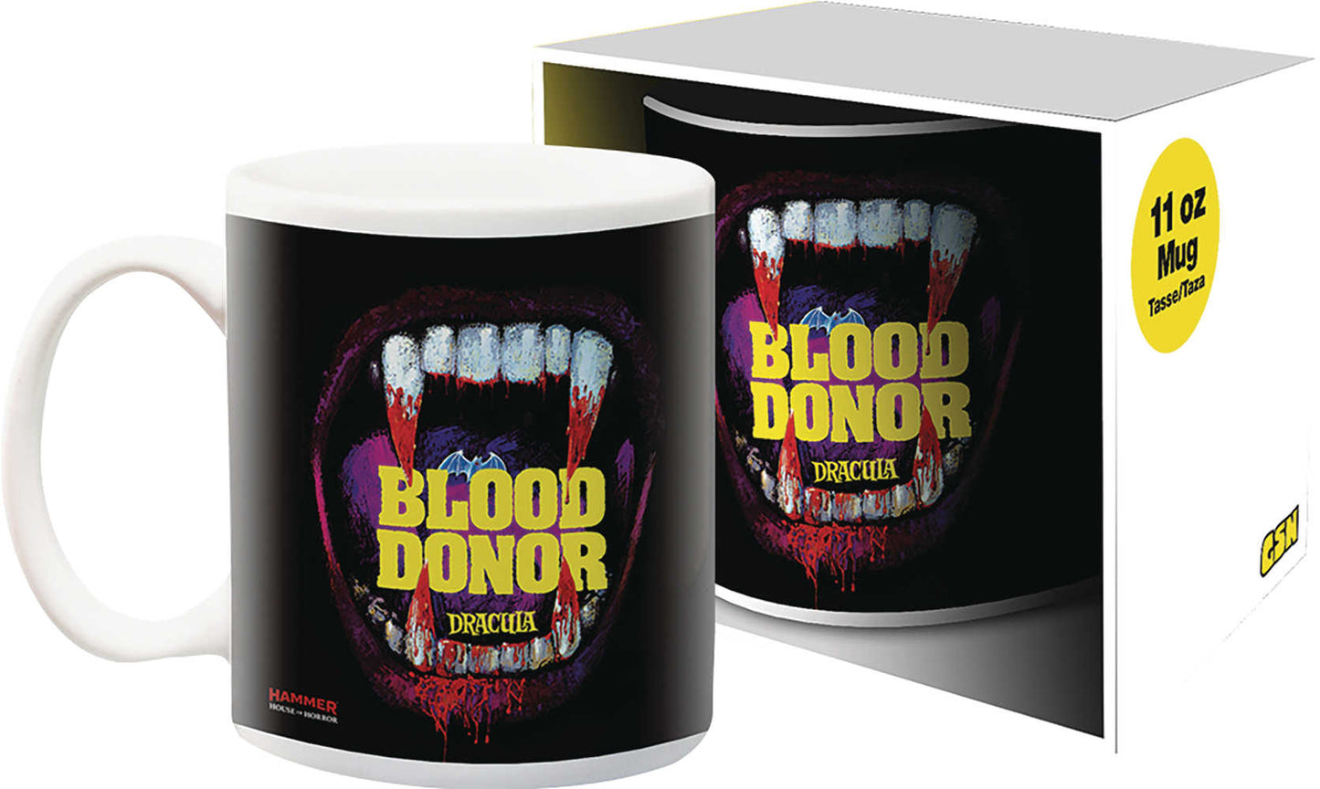 Hammer Horror Dracula Blood Donor Mug