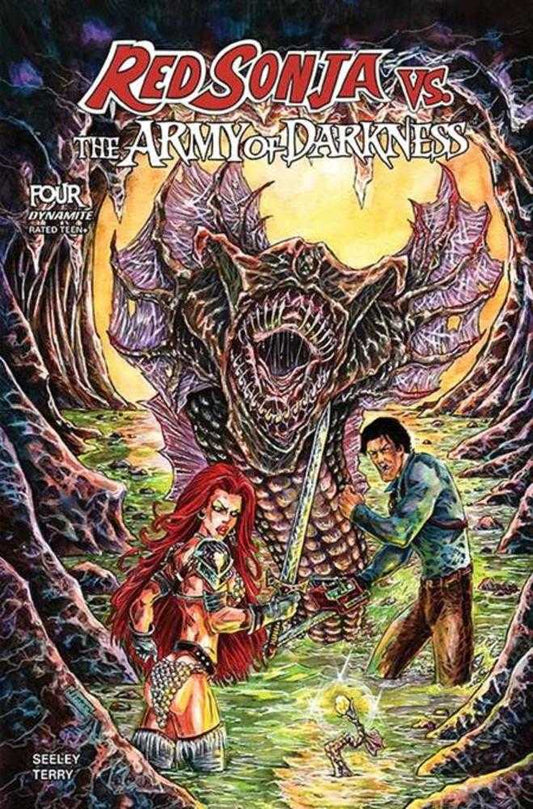 Red Sonja vs Aod #4 Cover D Nikkol Jelenic Variant