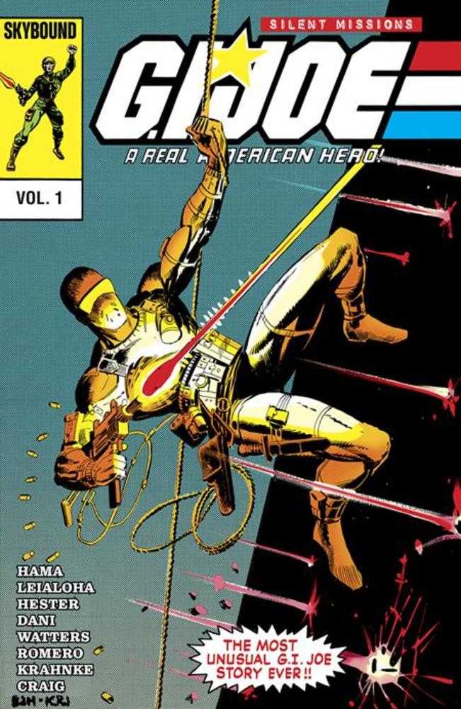 G.I. Joe A Real American Hero The Silent Missions TPB Direct Market Exclusive Edition Hannigan & Klaus Janson Cover