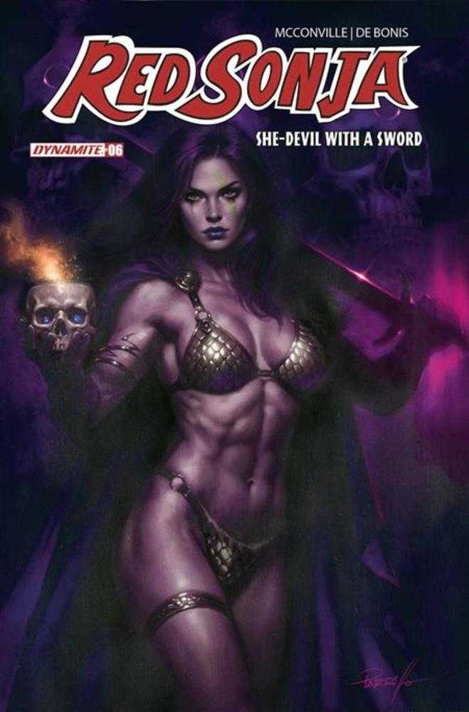 Red Sonja She Devil With A Sword #6 Cover L Lucio Parrillo Ultraviolet Variant