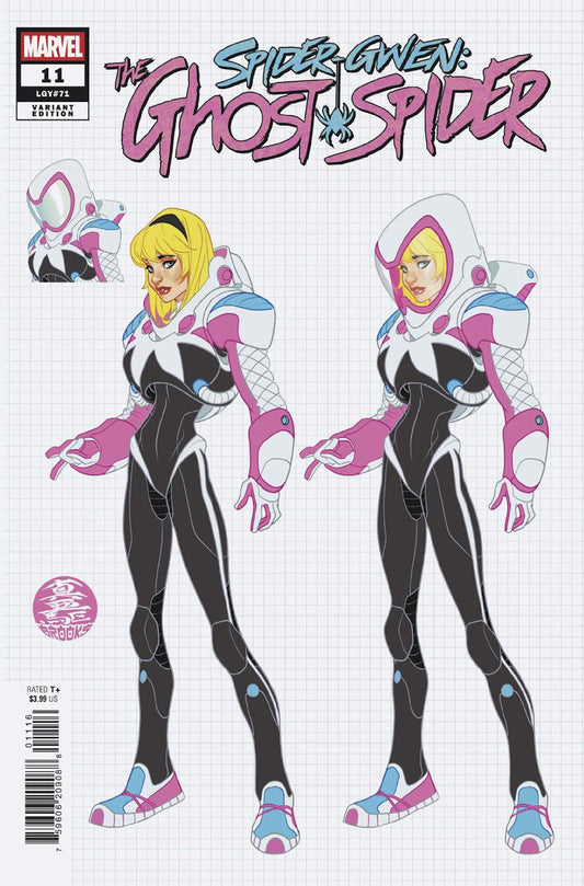 SPIDER-GWEN: THE GHOST-SPIDER #11 MARK BROOKS DESIGN VARIANT[1:10] CB  (03/05/2025)