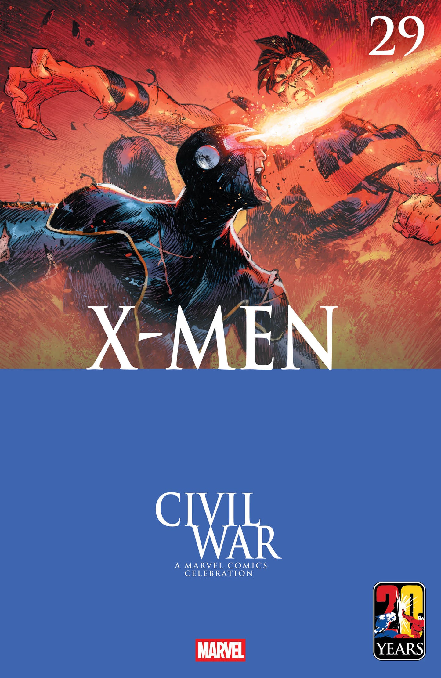 X-Men #29 Dike Ruan Civil War Celebration Variant
