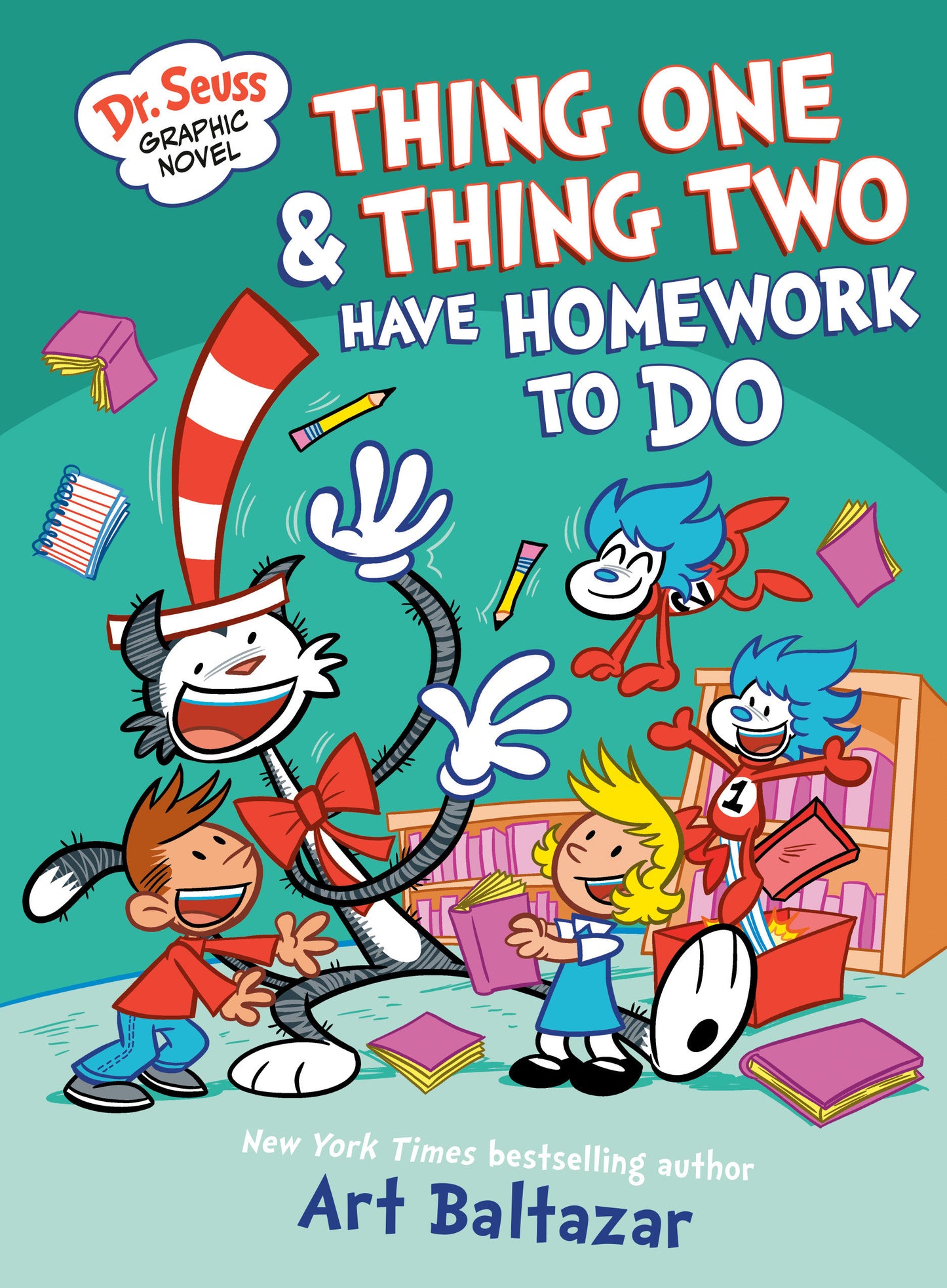 Dr. Seuss Graphic Novel: Thing One And Thing Two Have Homework To Do
