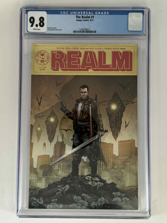 The Realm #1 CGC 9.8 Blue Label Haun Exclusive Var