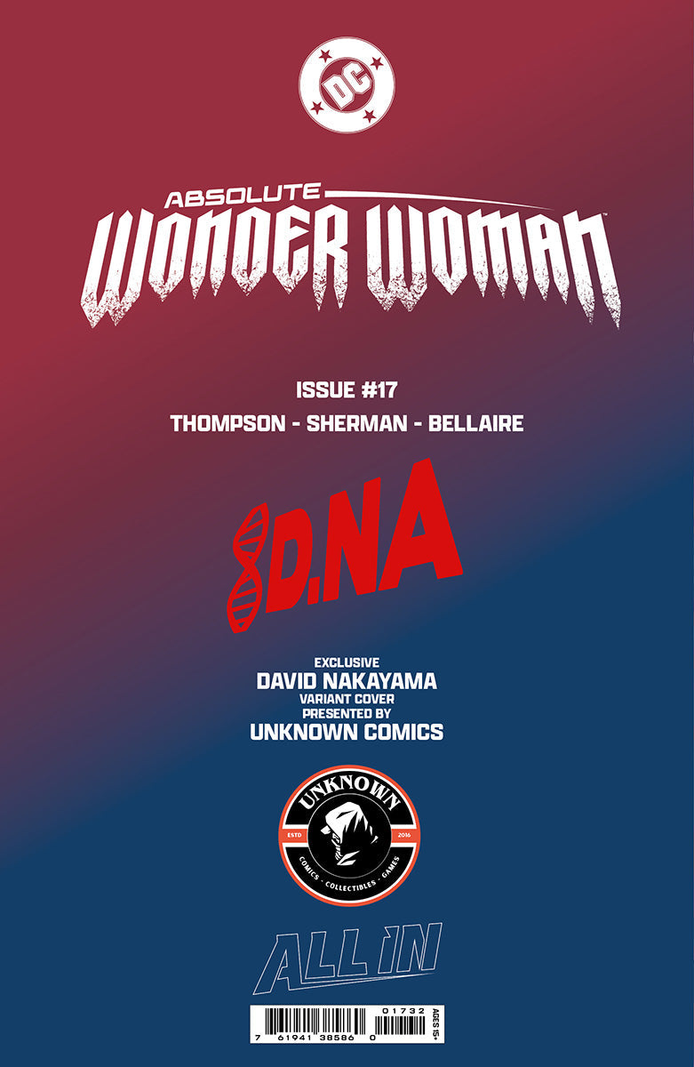 [FOIL] ABSOLUTE WONDER WOMAN #17 DAVID NAKAYAMA Megacon 2026EXCLUSIVE VIRGIN VAR (02/25/2026)