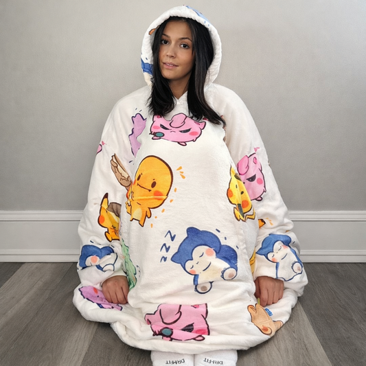 Pokémon Wearable Blanket Hoodie for Kids & Adults | OLM Toys