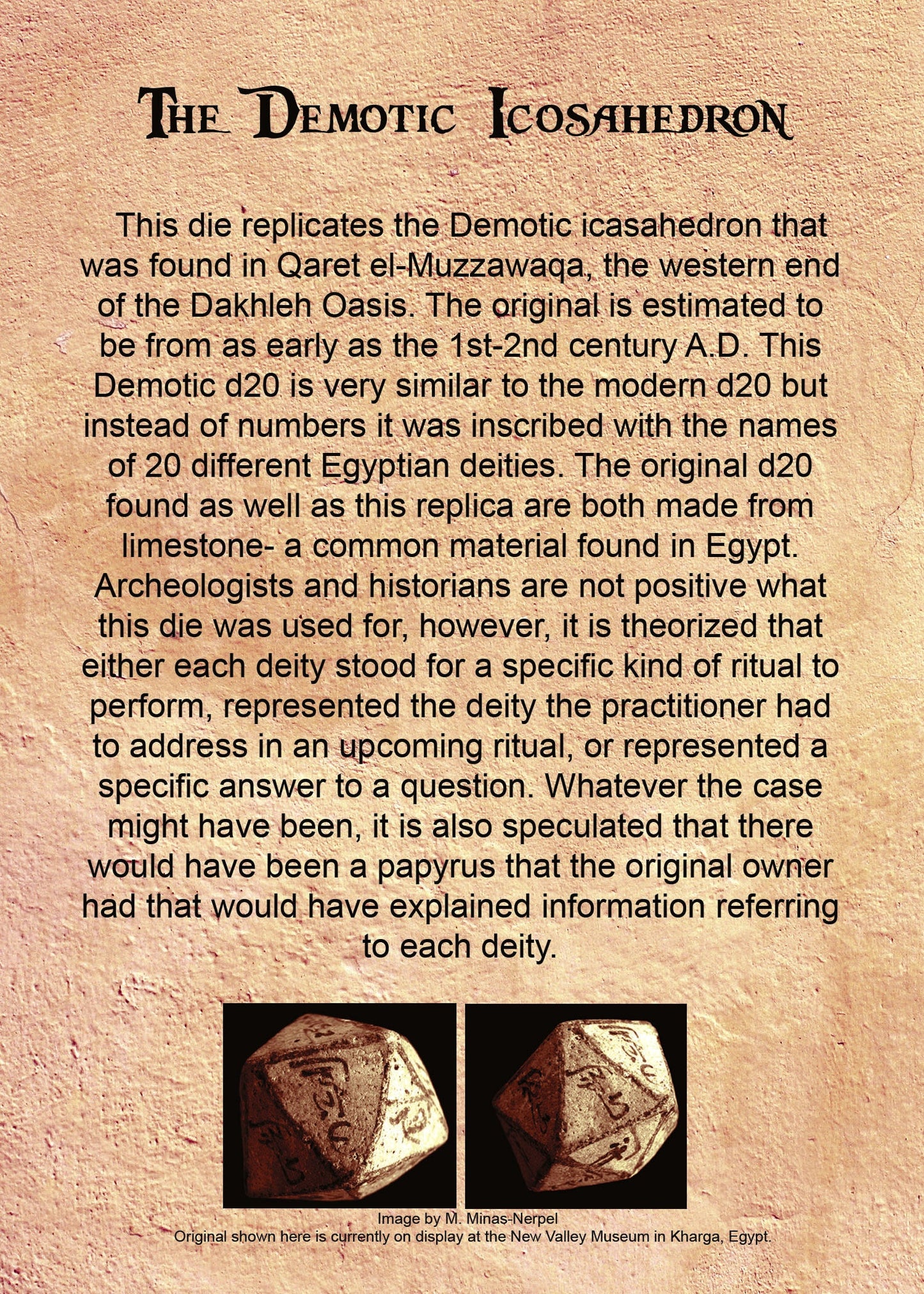 Demotic Limestone 30mm d20