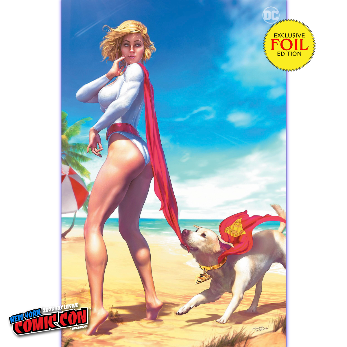 [FOIL] GNORTS ILLUSTRATED SWIMSUIT EDITION #1 TIAGO DA SILVA (616) EXCLUSIVE NYCC VIRGIN VAR (10/25/2023)