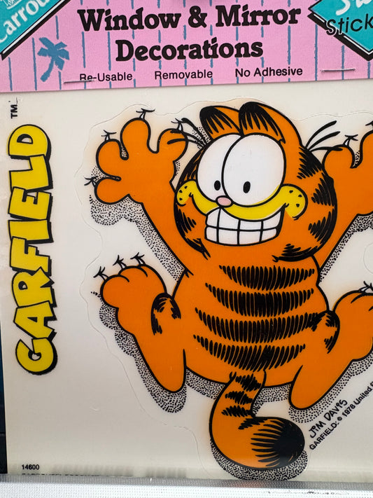 Vintage Garfield Window & Mirror Decorations