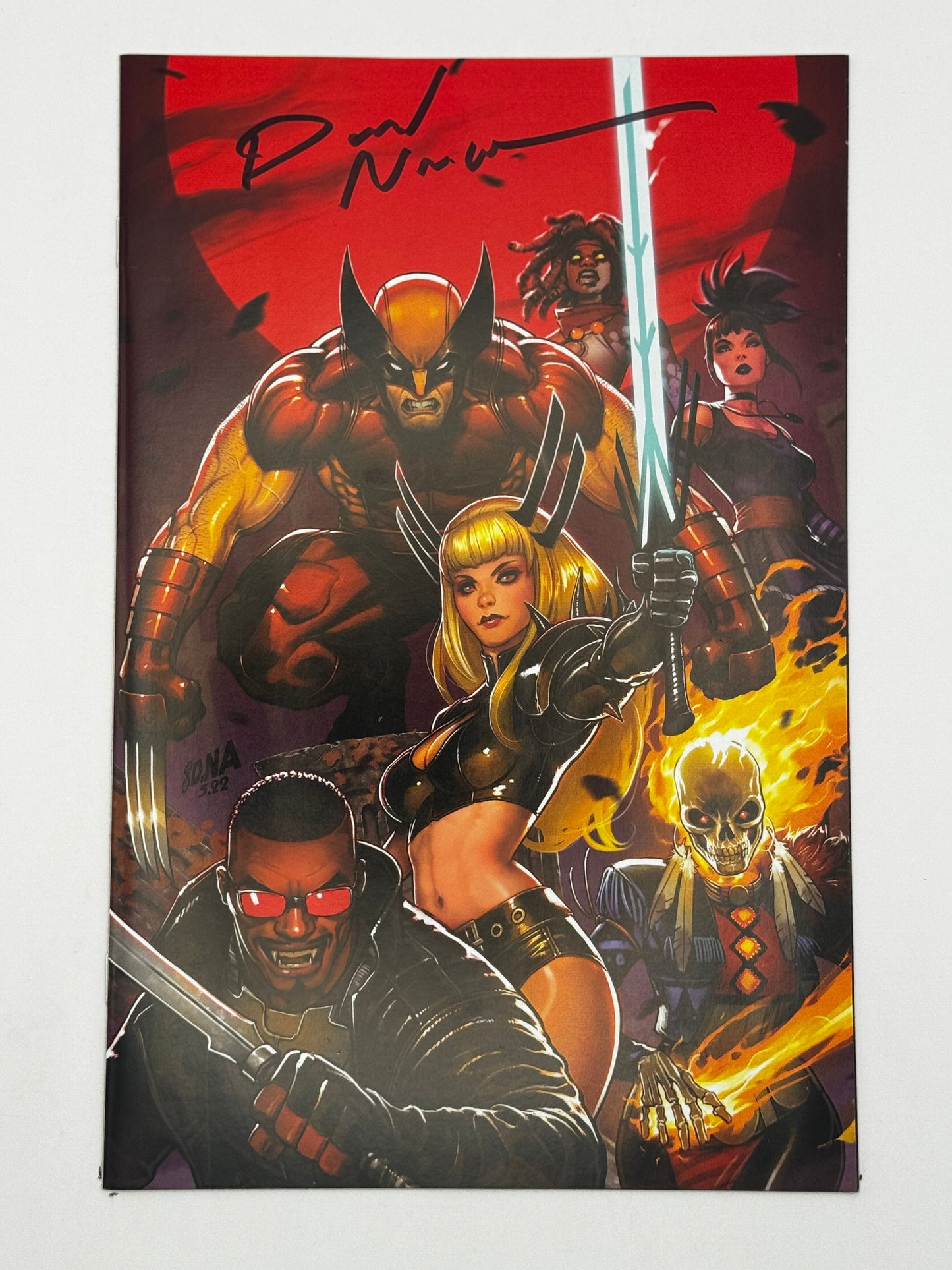 [Signed by David Nakayama] MIDNIGHT SUNS #1 Virgin UNKNOWN COMICS DAVID NAKAYAMA EXCLUSIVE VAR