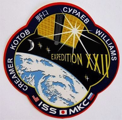 Expedition 22 Mission Sticker