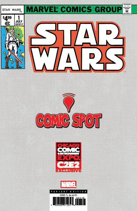 Star Wars #1 Facsimile Comics Spot Tyler Kirkham C2E2 2025 Exclusive Var (04/09/2025)