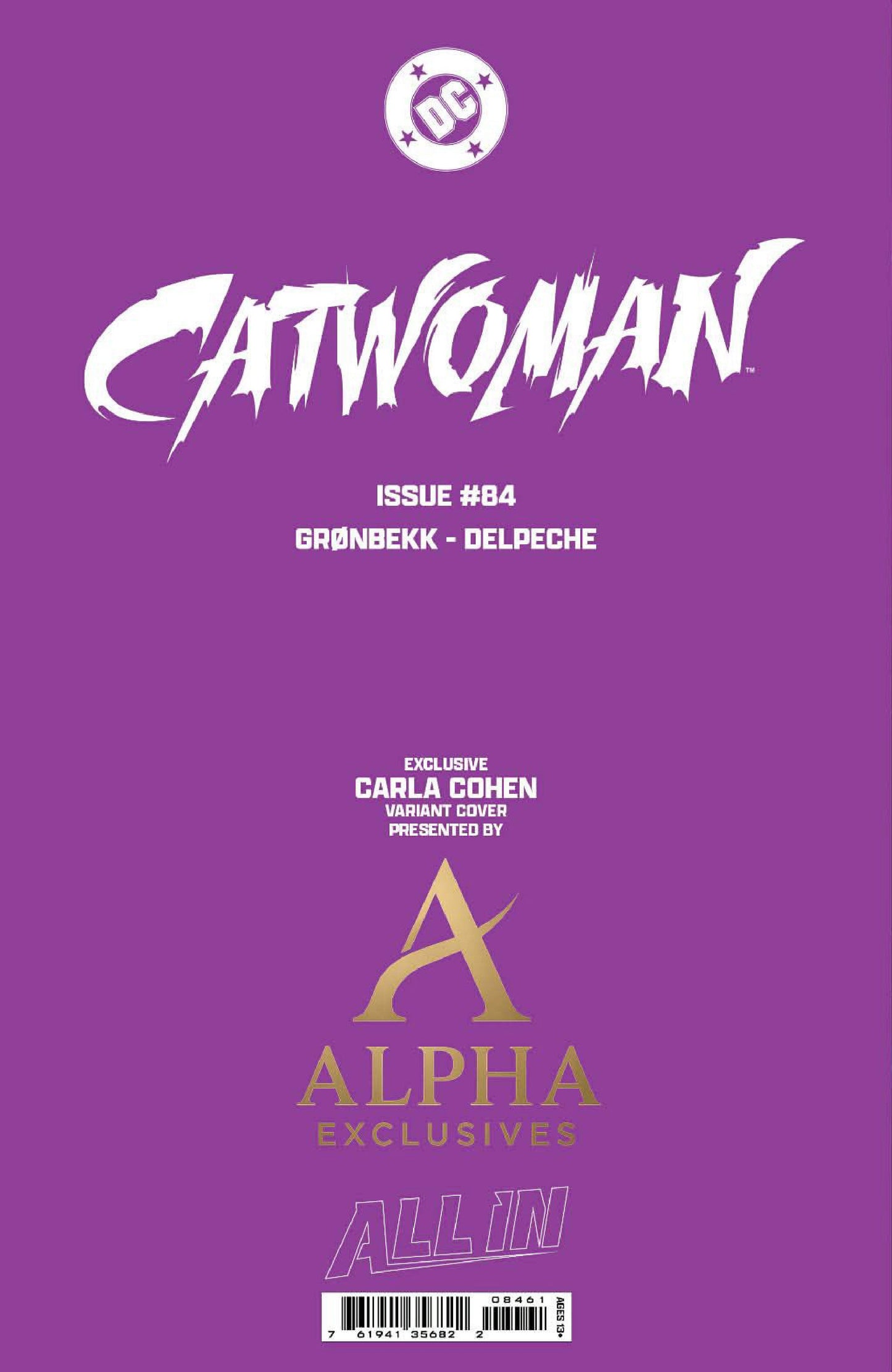 CATWOMAN #84 CARLA COHEN EXCLUSIVE VAR (02/18/2026)