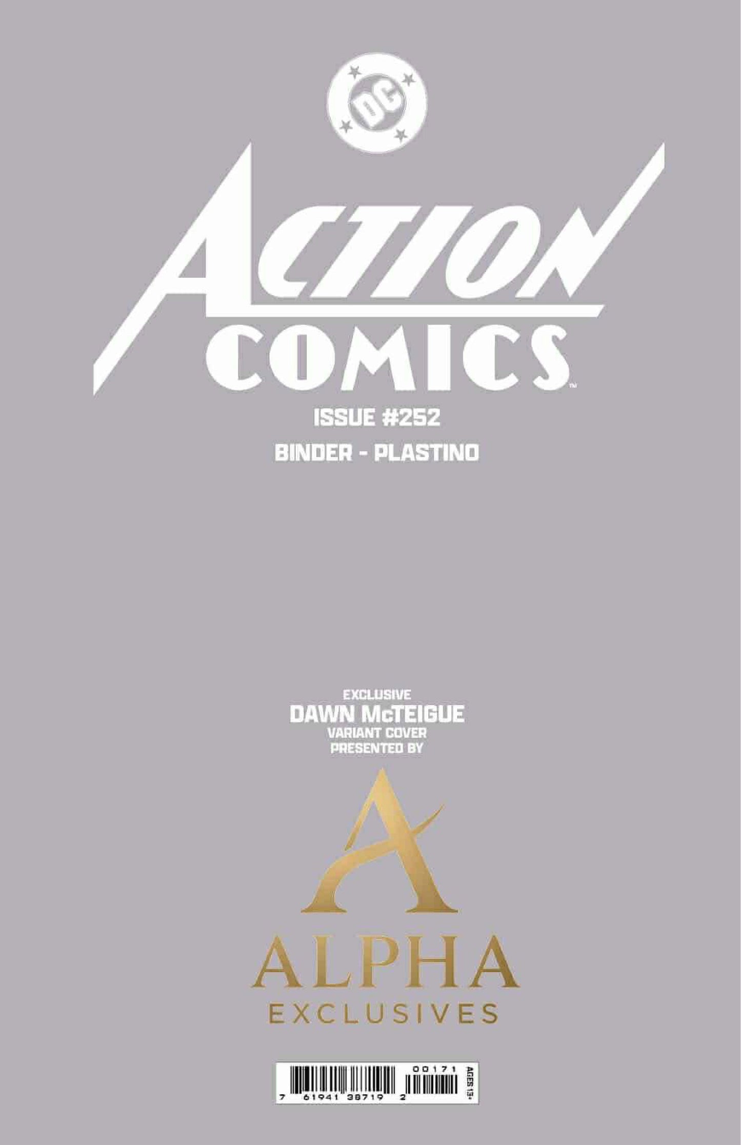 ACTION COMICS #252 FACSIMILE DAWN MCTEIGUE EXCLUSIVE VAR (11/2025)