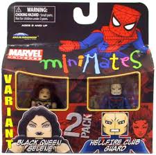 Marvel Minimates Black Queen Selene & Hellfire Club Guard