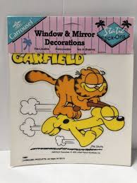 Vintage Garfield Window & Mirror Decorations