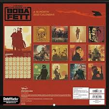 Star Wars The Book of Boba  Fett 16 month 2023 Calendar